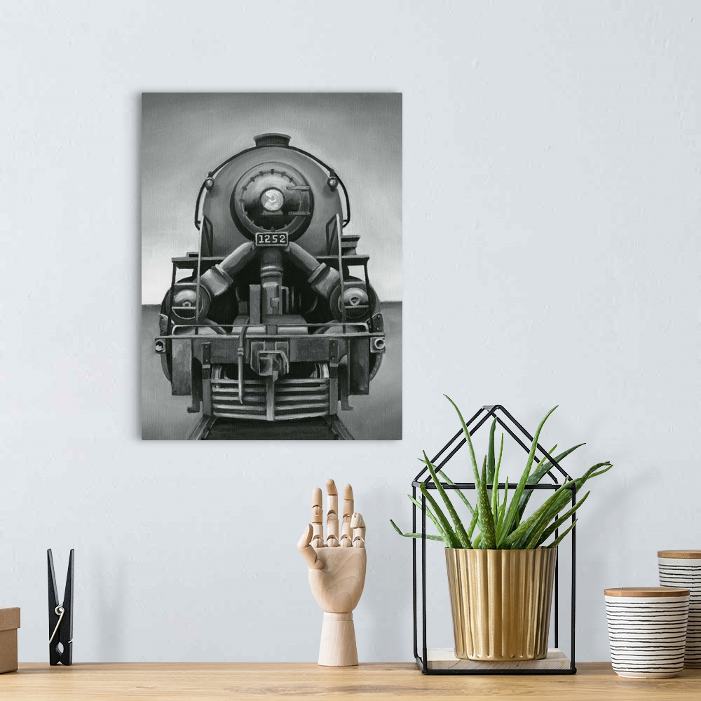 A bohemian room featuring Vintage Train