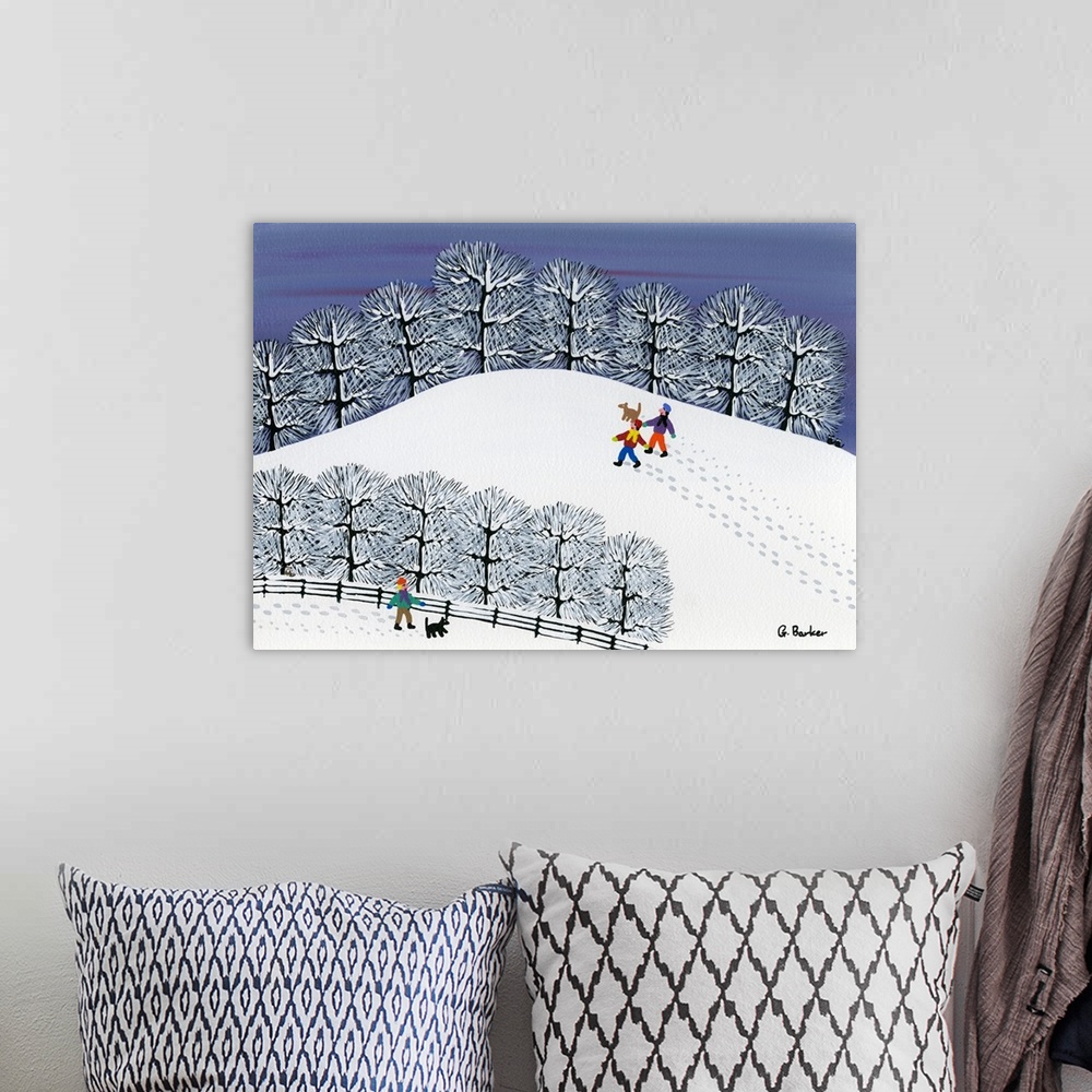 A bohemian room featuring Snow Trek