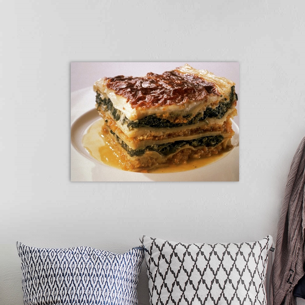 A bohemian room featuring A Piece of Lasagna