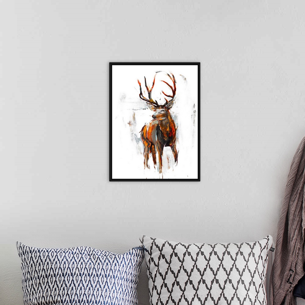 A bohemian room featuring Oh Deer