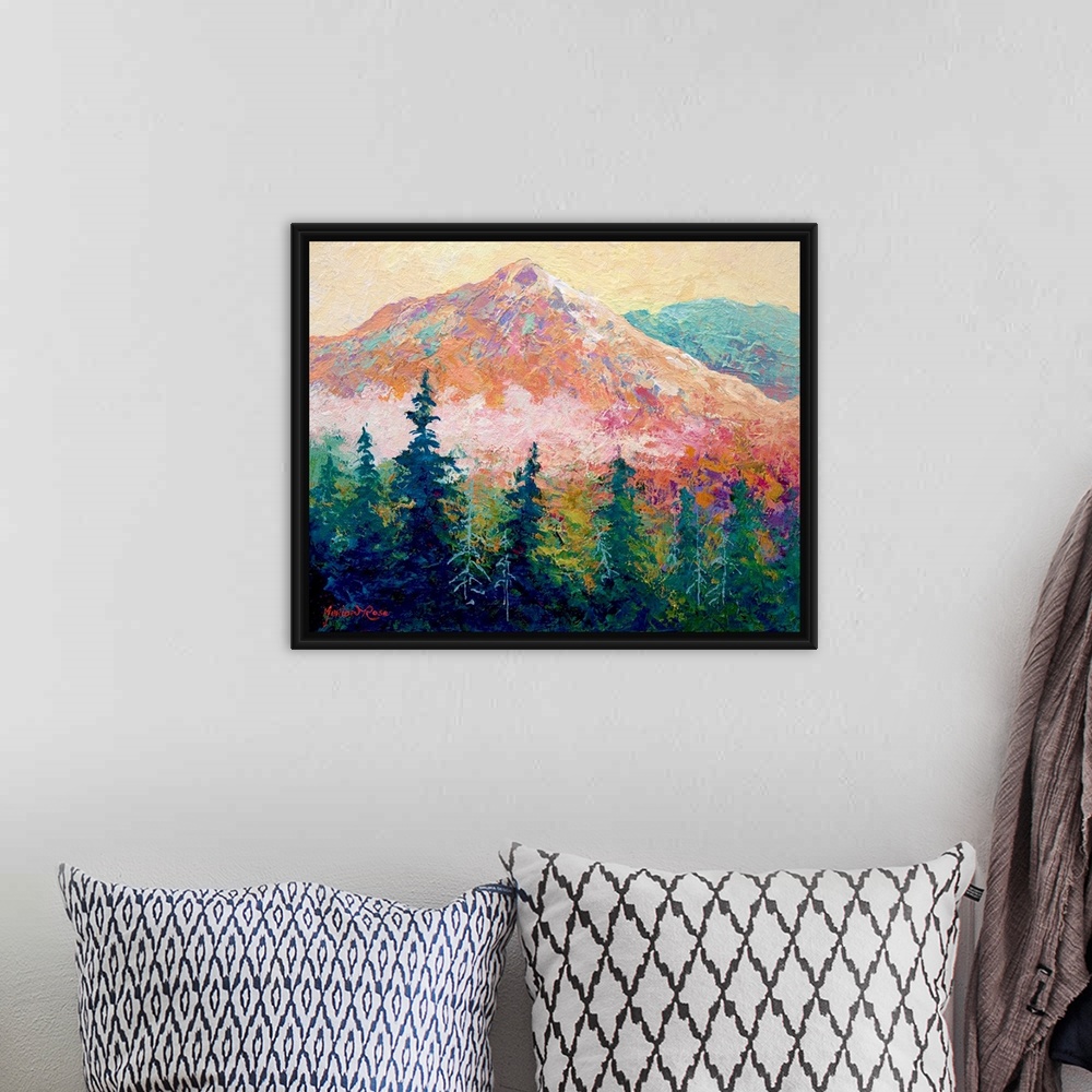 A bohemian room featuring Mountain Sentinel