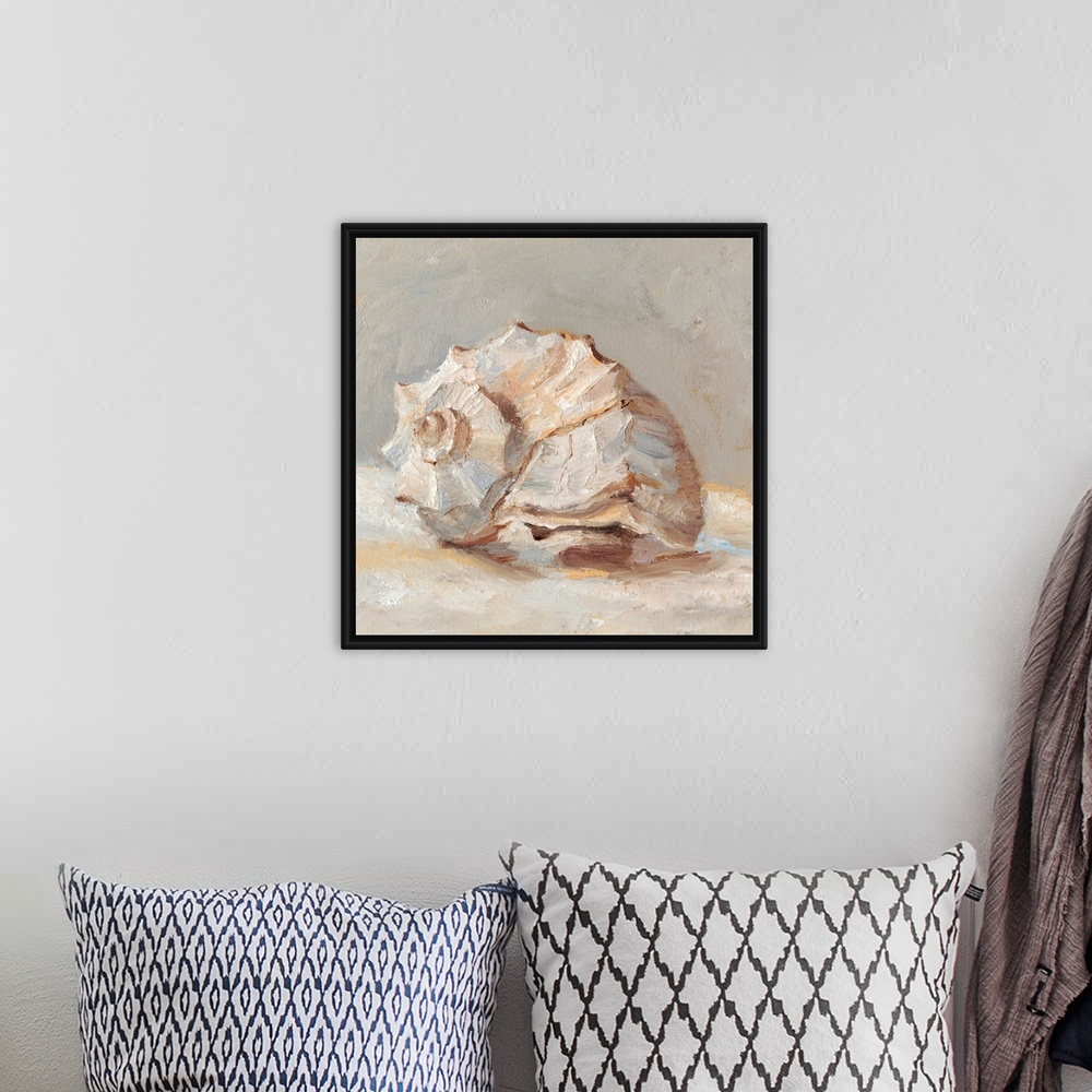 A bohemian room featuring Impressionist Shell Study II