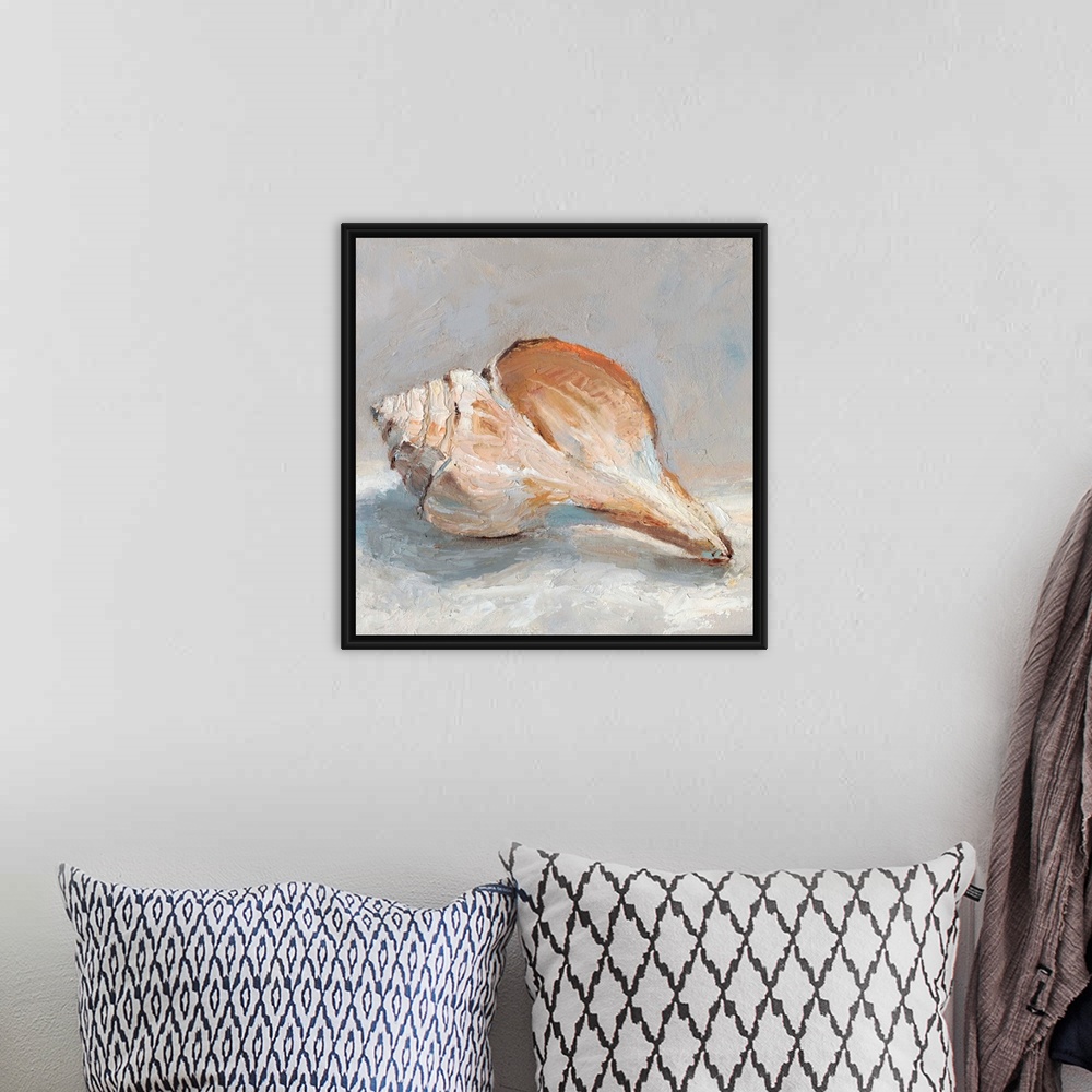 A bohemian room featuring Impressionist Shell Study III