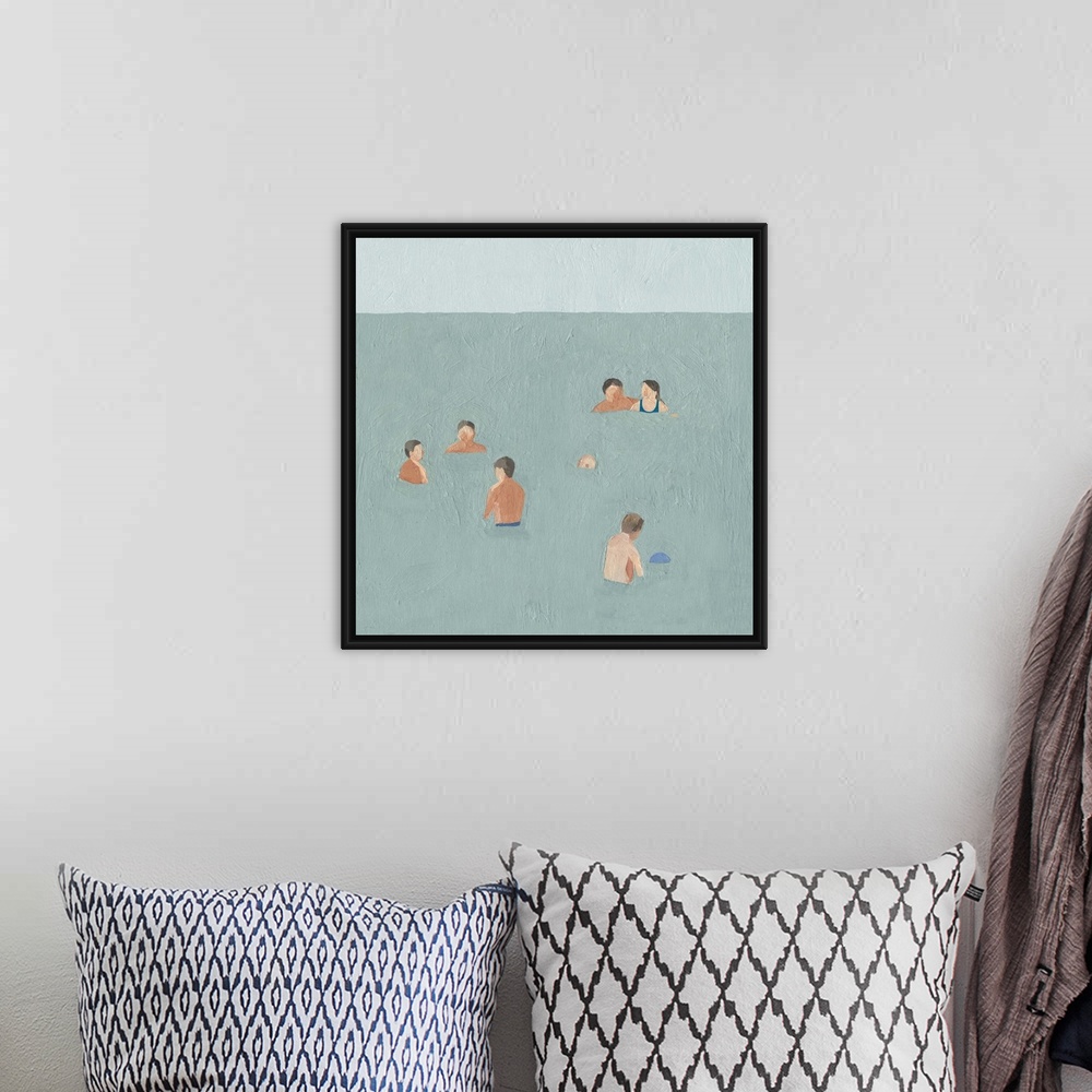 A bohemian room featuring The Swimmers II