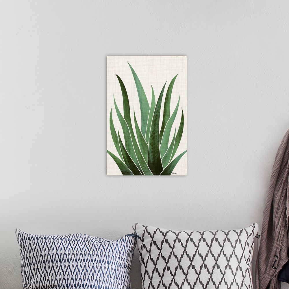 A bohemian room featuring Desert Agave is an original artwork by Kristian Gallagher. Copyright 2023 Kristian Gallagher. All...
