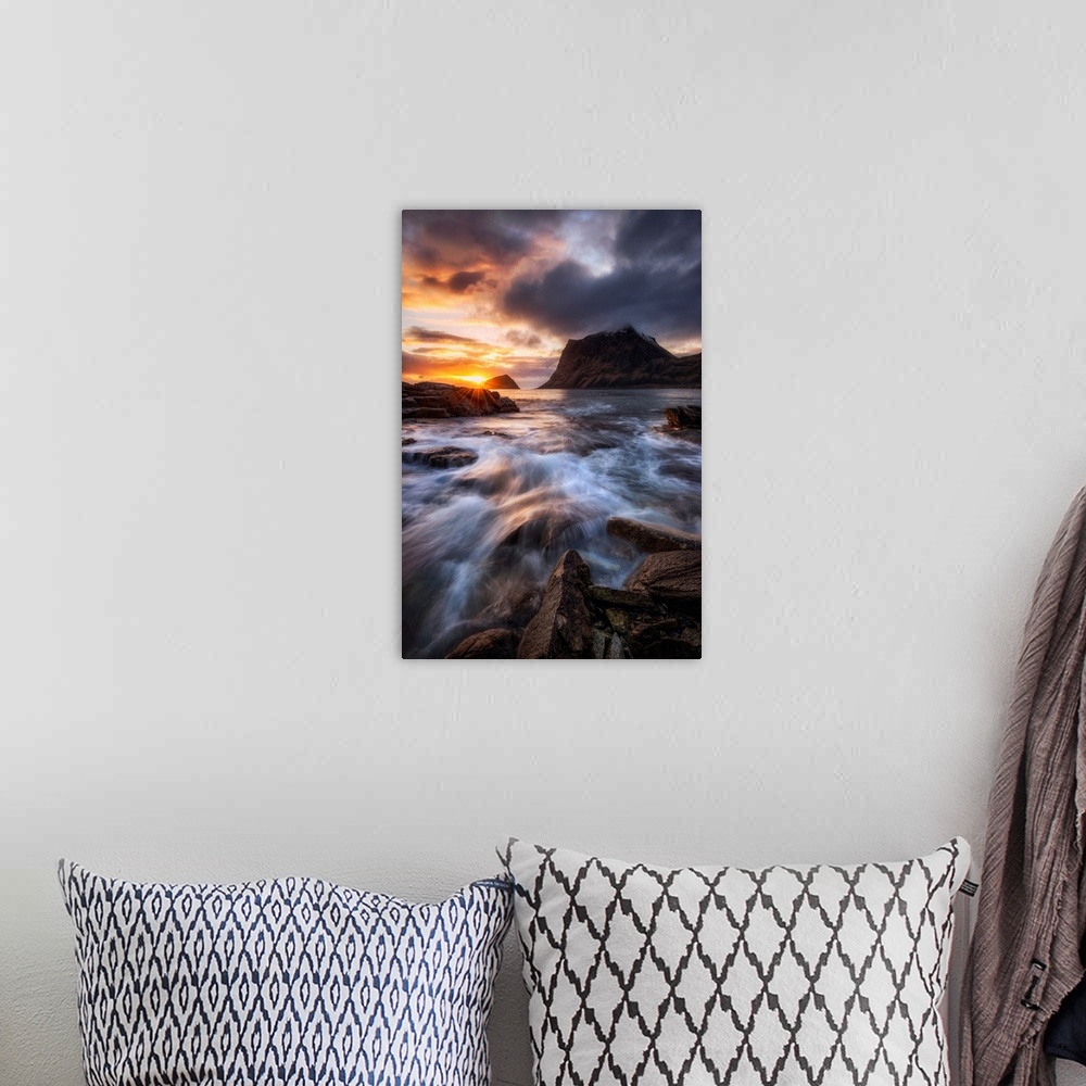 A bohemian room featuring Northern Coast Sunset