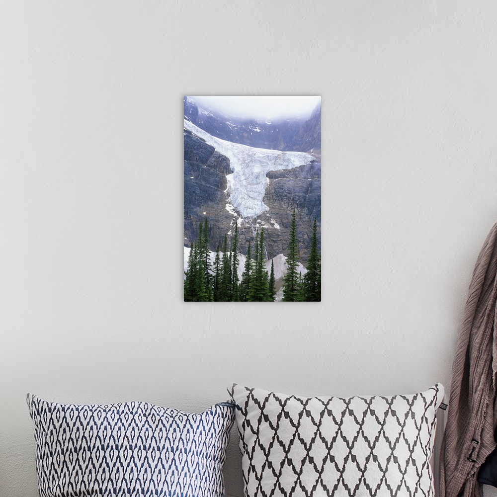 A bohemian room featuring N.A., Canada, Alberta, Jasper NP, Angel Glacier
