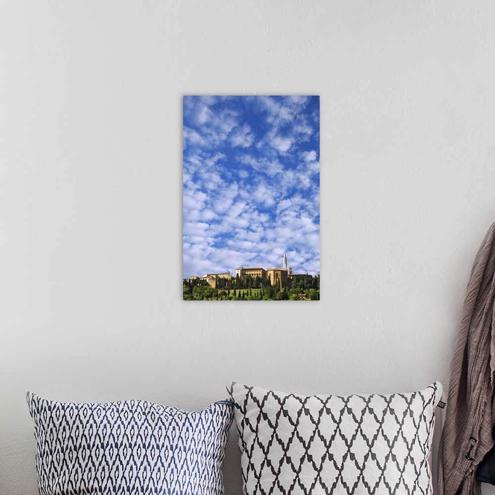 A bohemian room featuring Europe, Italy, Pienza. Landscape and hilltop town.