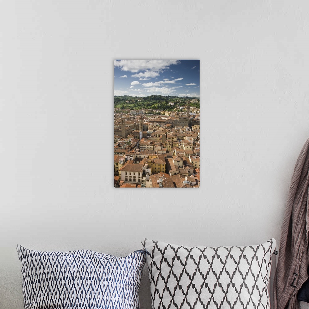 A bohemian room featuring Italy, Florence. Looking southward over the city rooftops from Brunelleschi's Dome .