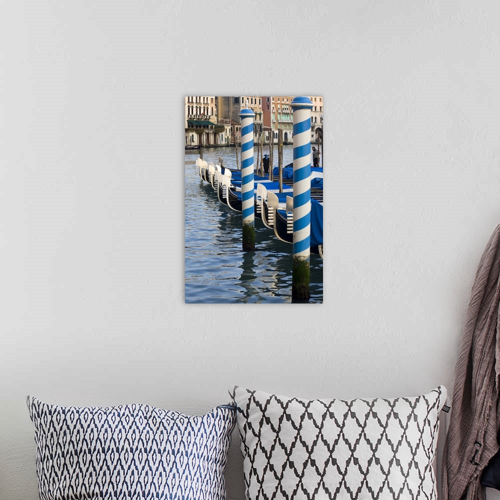 A bohemian room featuring Europe, Italy, Venice. Gondolas on the Grand Canal.