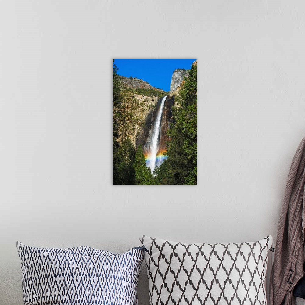 A bohemian room featuring Rainbow over Bridalveil Fall, Yosemite National Park, California USA