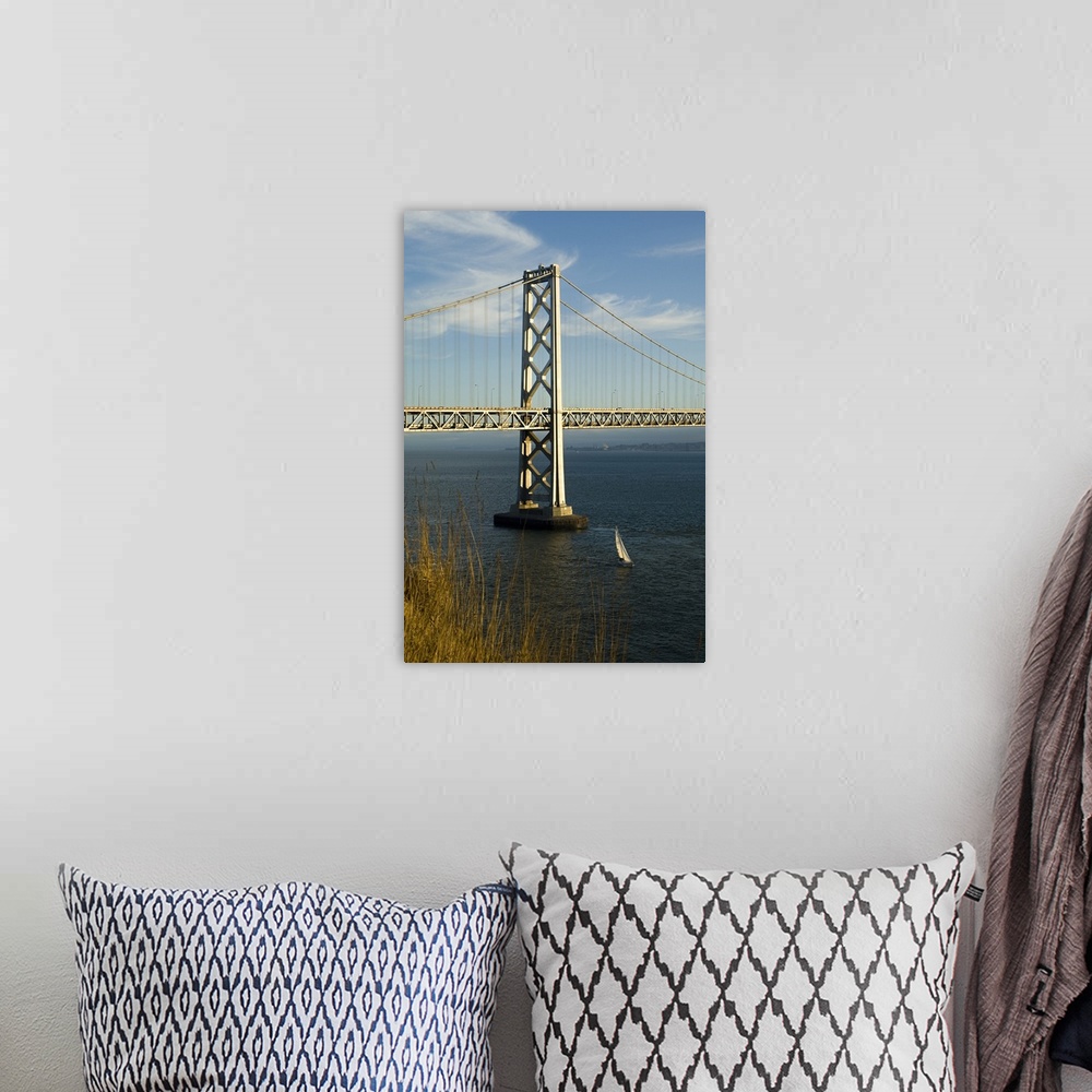 A bohemian room featuring California, San Francisco, Bay Bridge