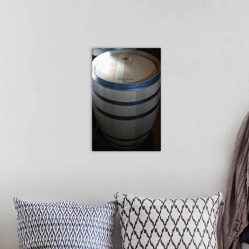 A bohemian room featuring California, Sonoma, Barrel of Sonoma wine