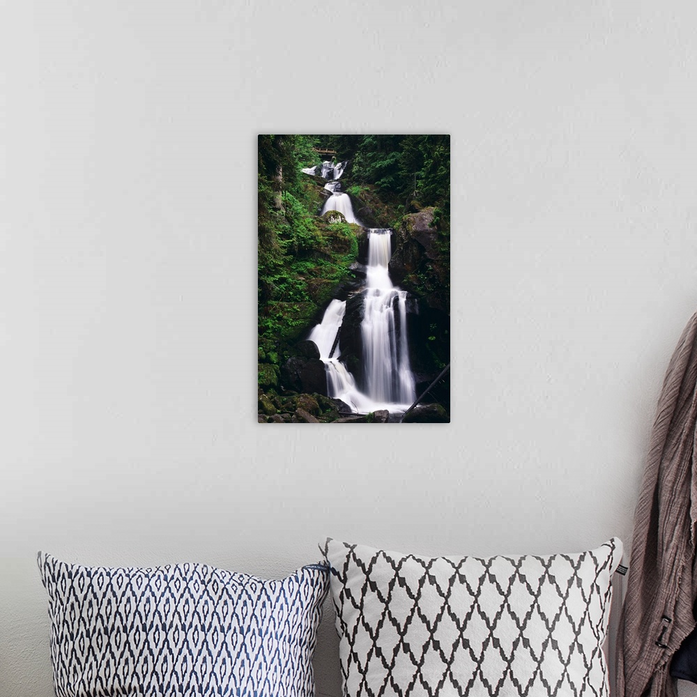 A bohemian room featuring Germany, Baden-Wurttemberg, Triberg, Waterfalls