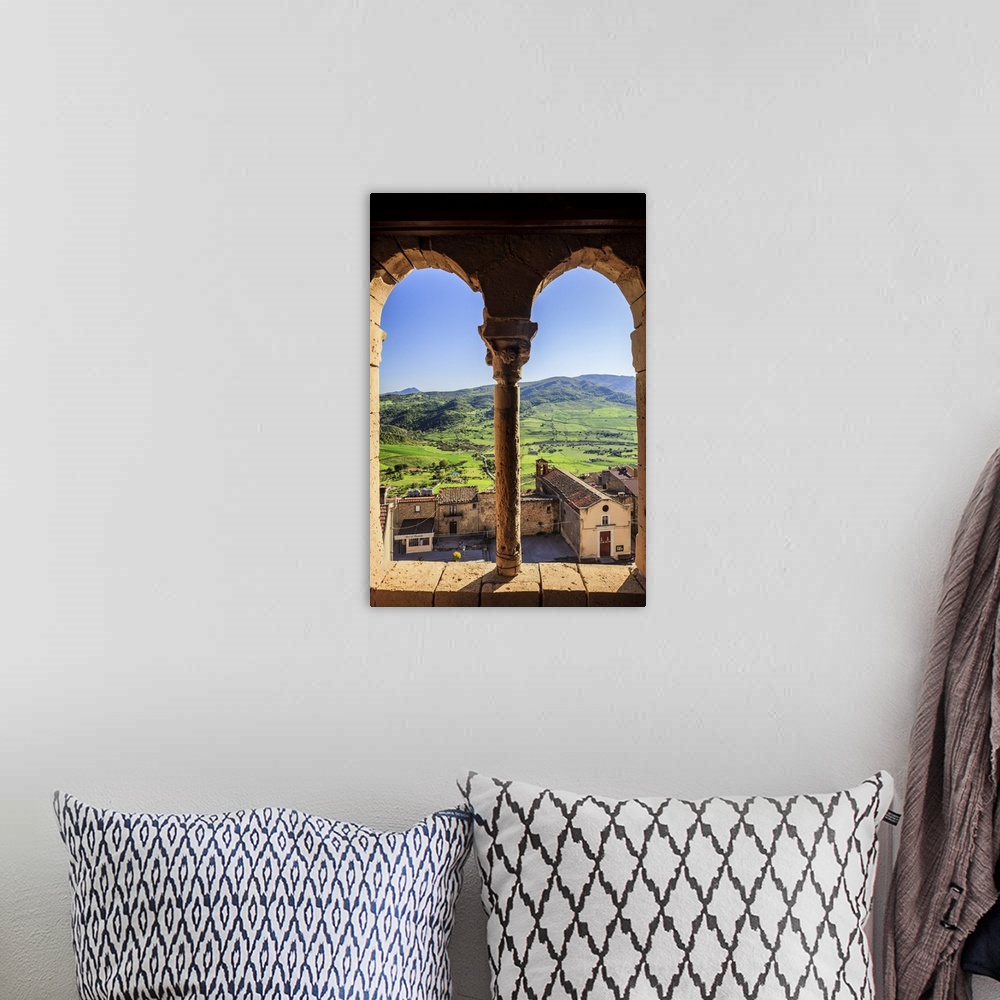 A bohemian room featuring Italy, Sicily, Enna district, Sperlinga, Castle