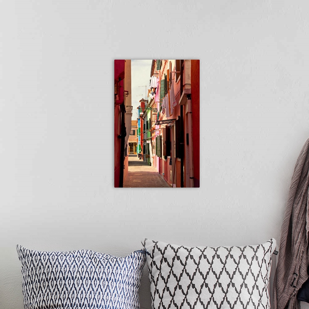 A bohemian room featuring Italy, Venice, Colorful neighborhood