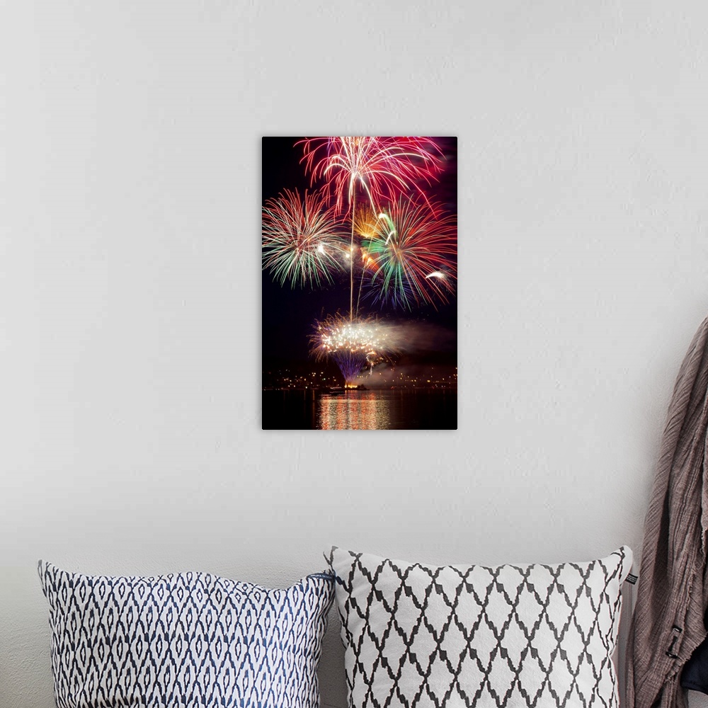 A bohemian room featuring Fireworks display, Poulsbo, Washington