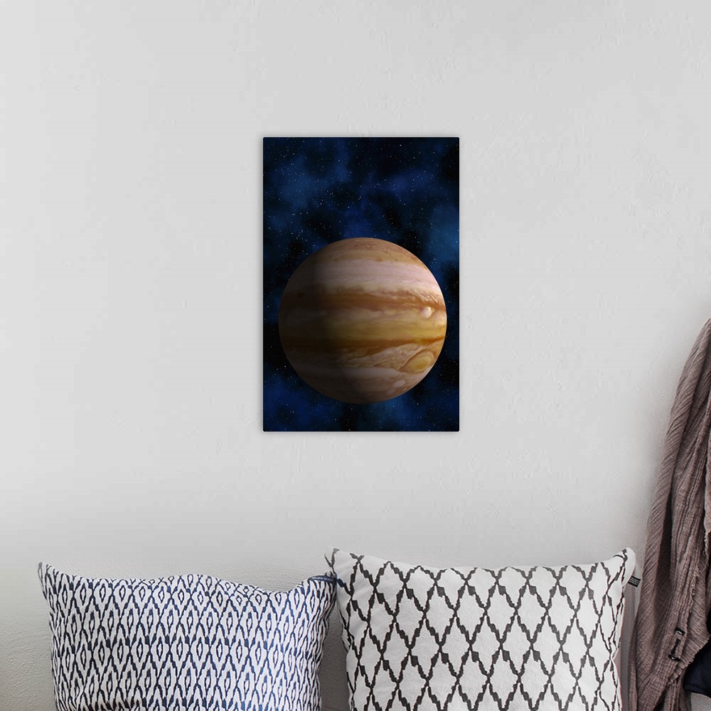 A bohemian room featuring Jupiter