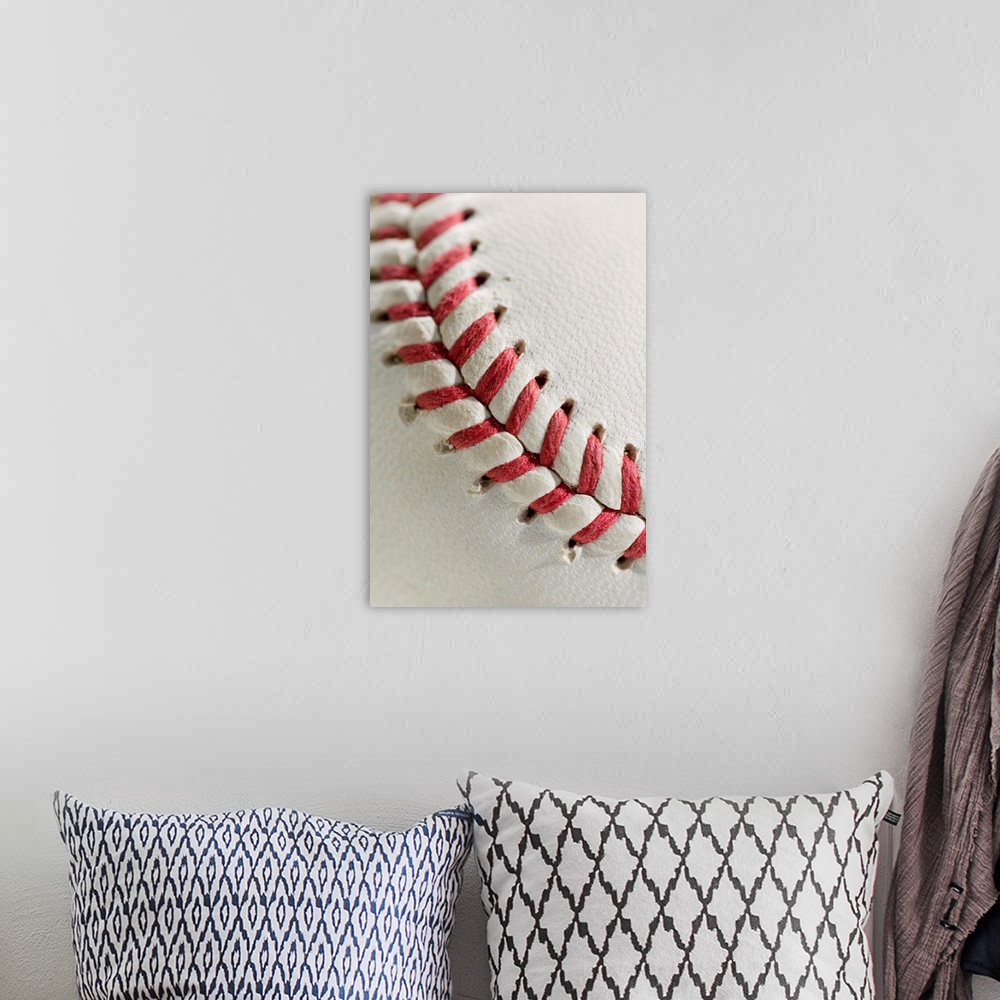 A bohemian room featuring Lacing On Baseball