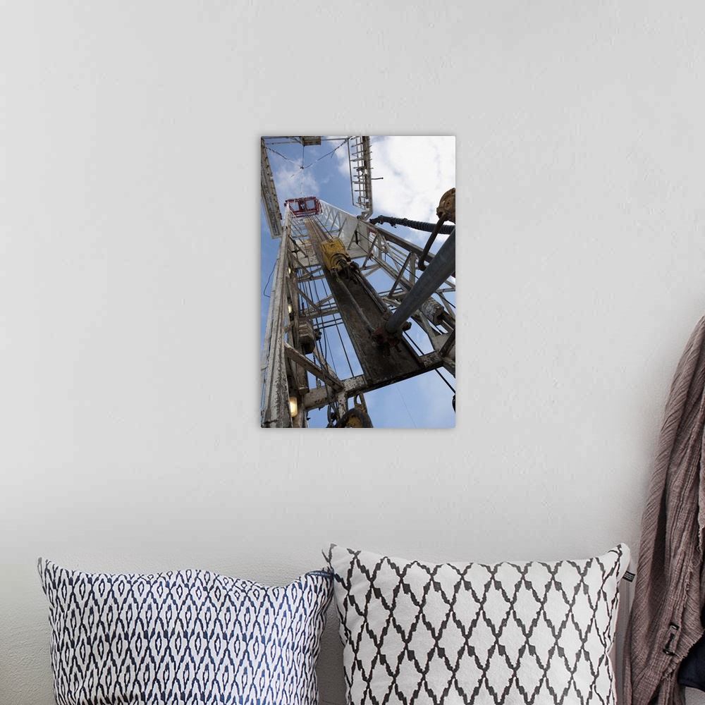 A bohemian room featuring Oil drilling rig