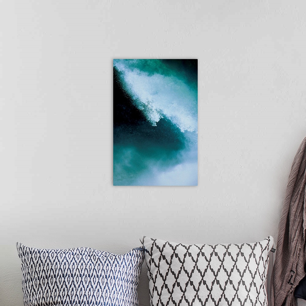 A bohemian room featuring Spray of water from crashing wave