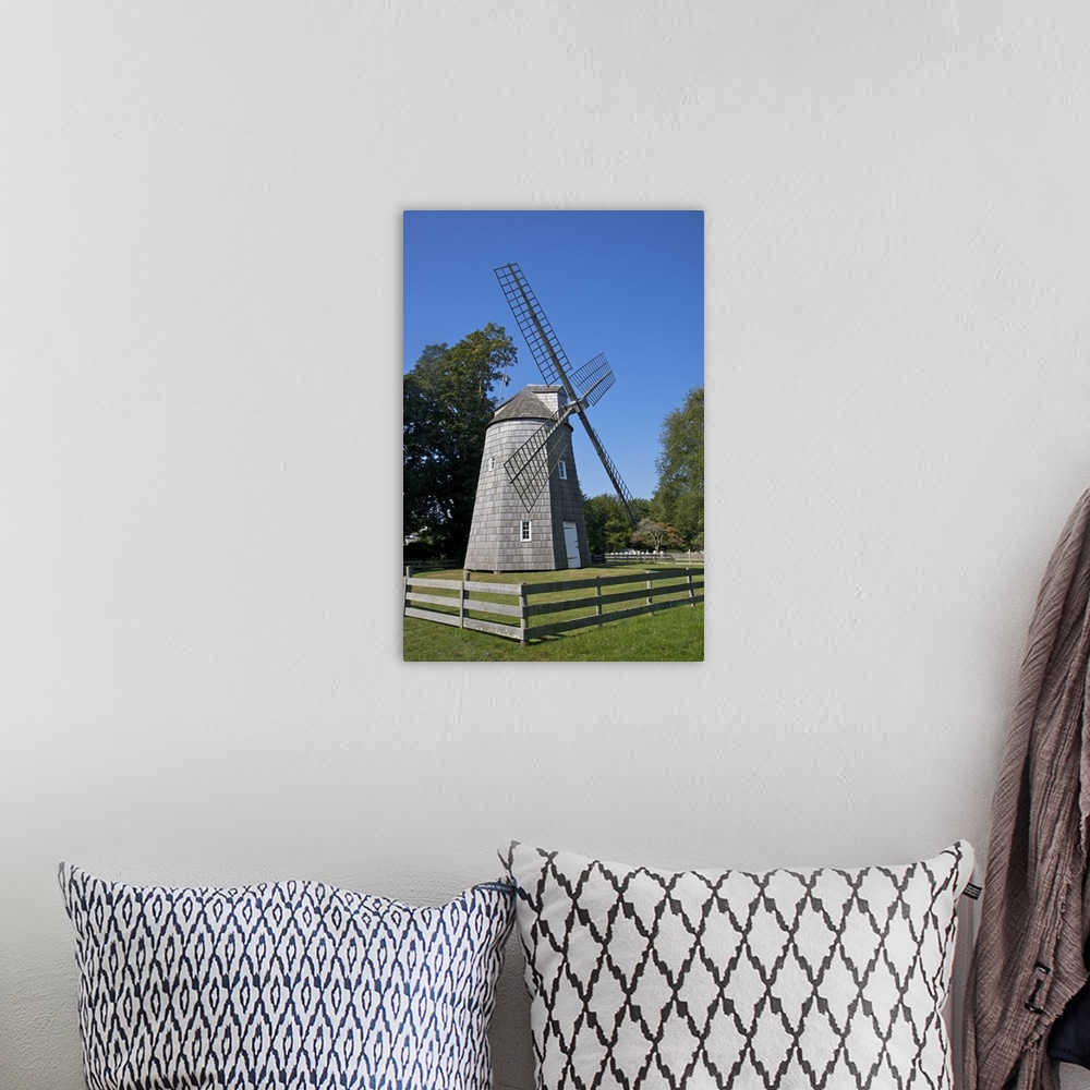 A bohemian room featuring Gardiner Windmill, 1804, Village of East Hampton, Town of East Hampton, southeastern Suffolk Coun...