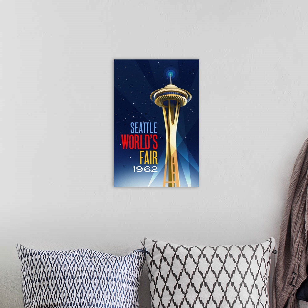 A bohemian room featuring Space Needle 1
