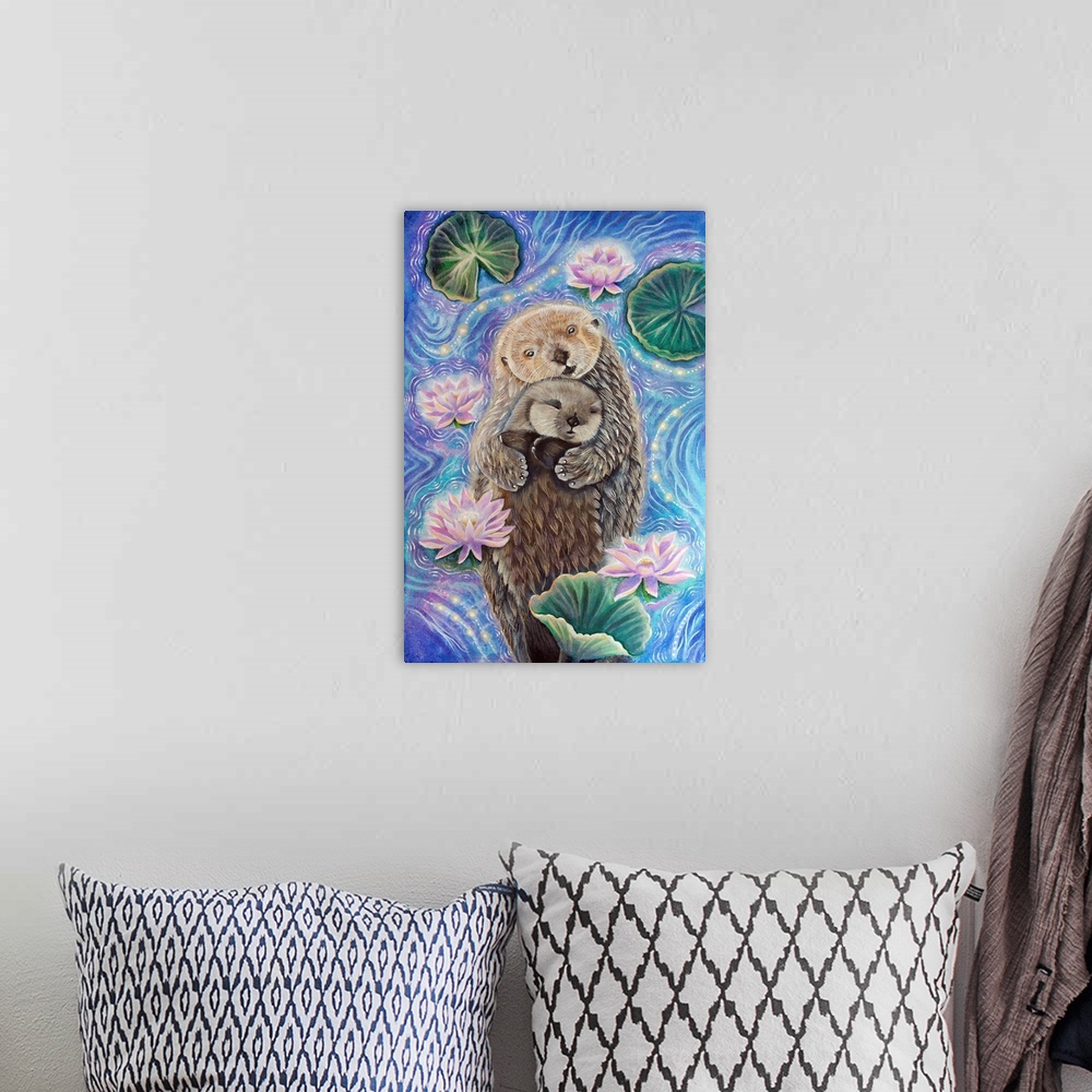 A bohemian room featuring Otter