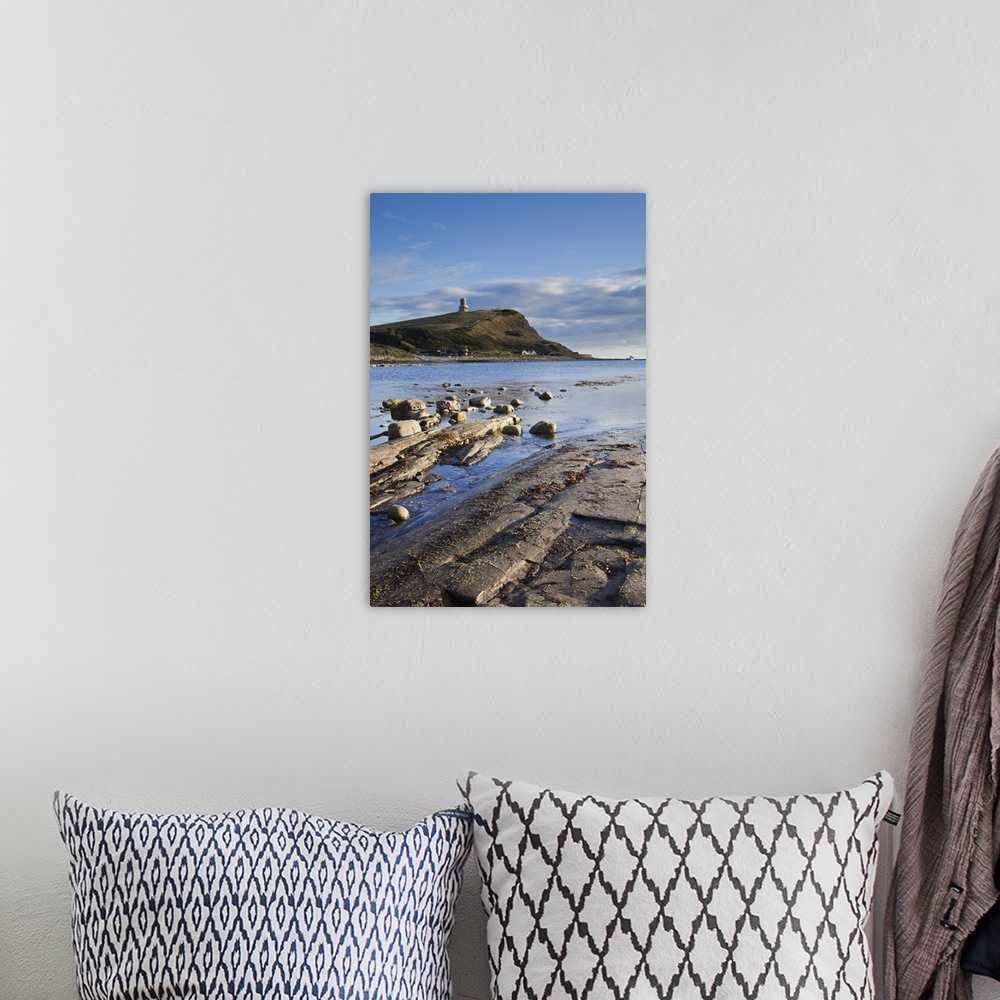A bohemian room featuring England, Dorset, Kimmeridge Bay. The rocks at Kimmeridge Bay were formed in the Jurassic period, ...