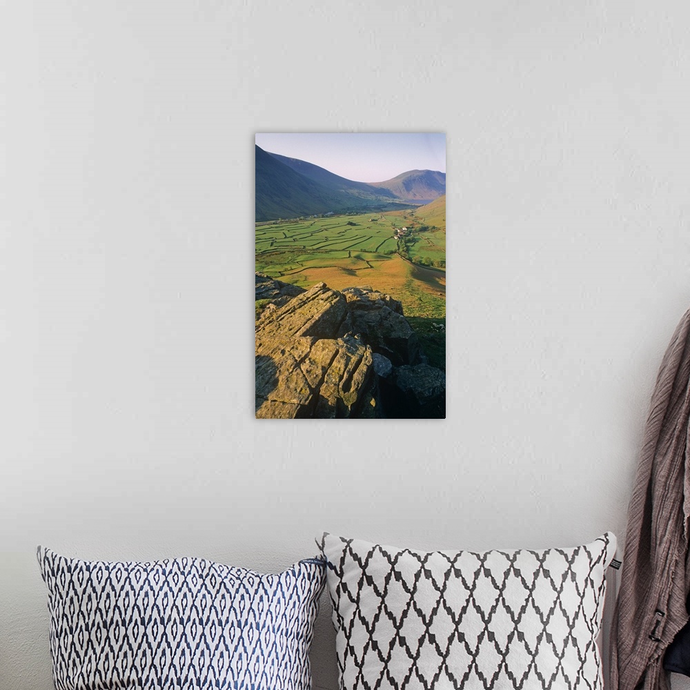 A bohemian room featuring Farming landscape at Wasdale Head, West Cumbria, Lake District, England.