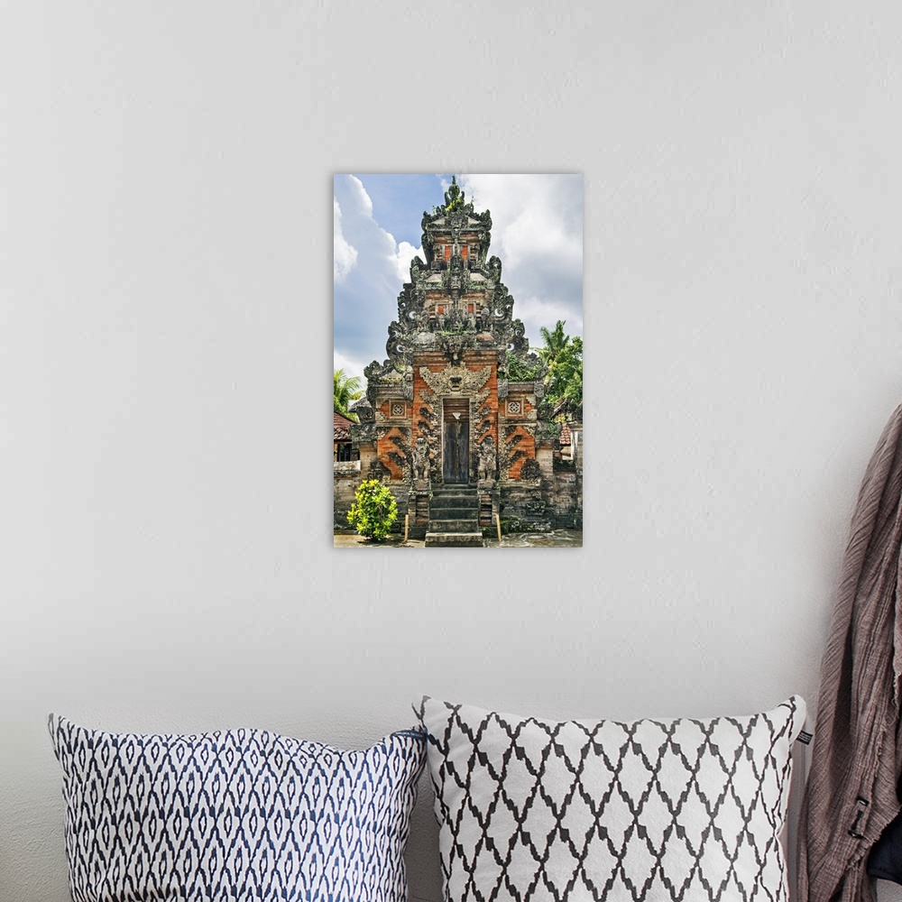 A bohemian room featuring Indonesia, Bali, Batu Bulan. A private Hindu family's shrine.