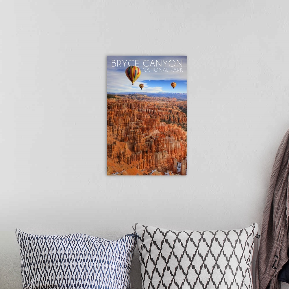 A bohemian room featuring Bryce Canyon National Park, Utah, Hot Air Balloons