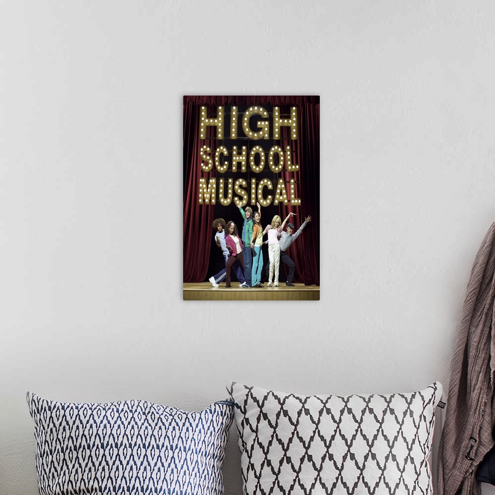 A bohemian room featuring High School Musical (2006)