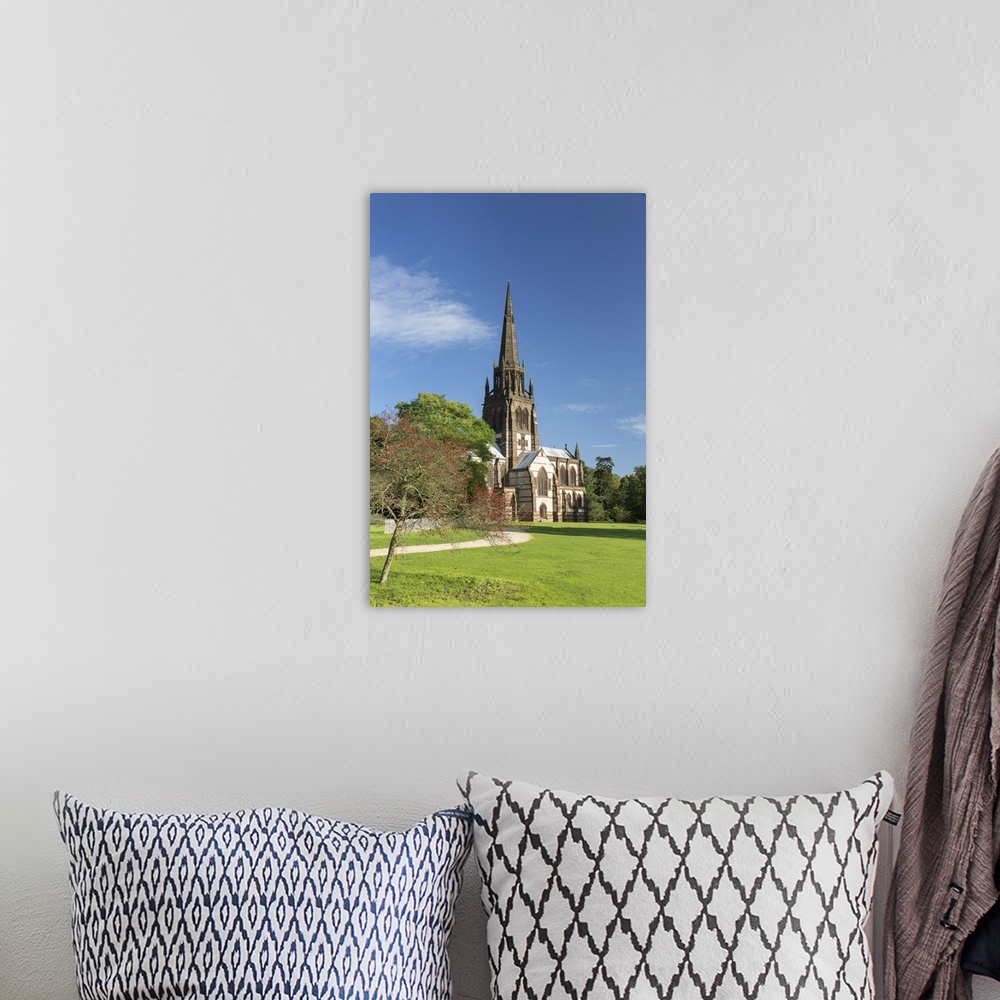 A bohemian room featuring Church of St. Mary The Virgin at Clumber Park, Nottinghamshire, England, United Kingdom, Europe