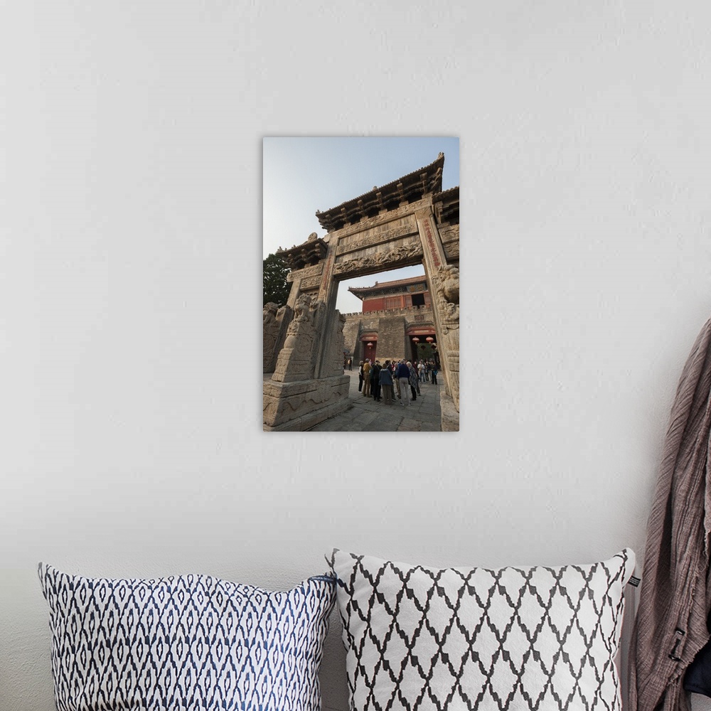 A bohemian room featuring Dai Temple, Taian, Shandong province, China