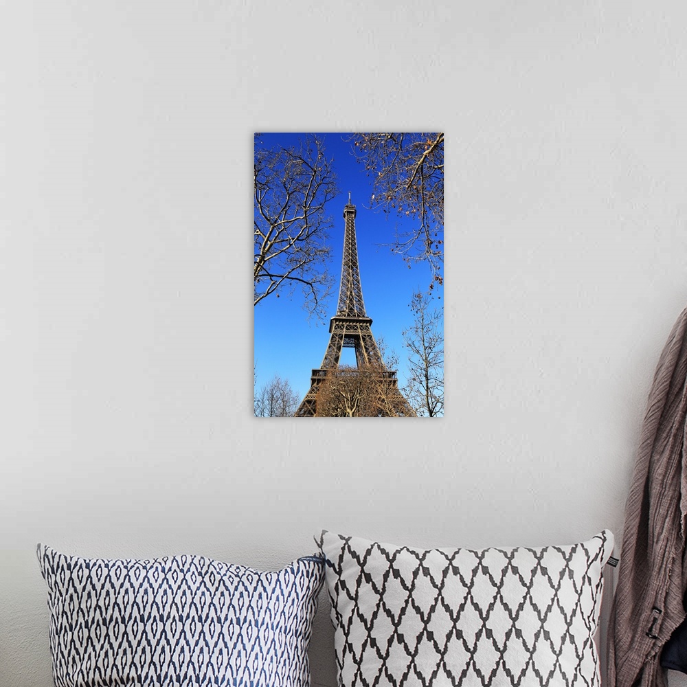 A bohemian room featuring Eiffel Tower, Paris, Ile de France, France