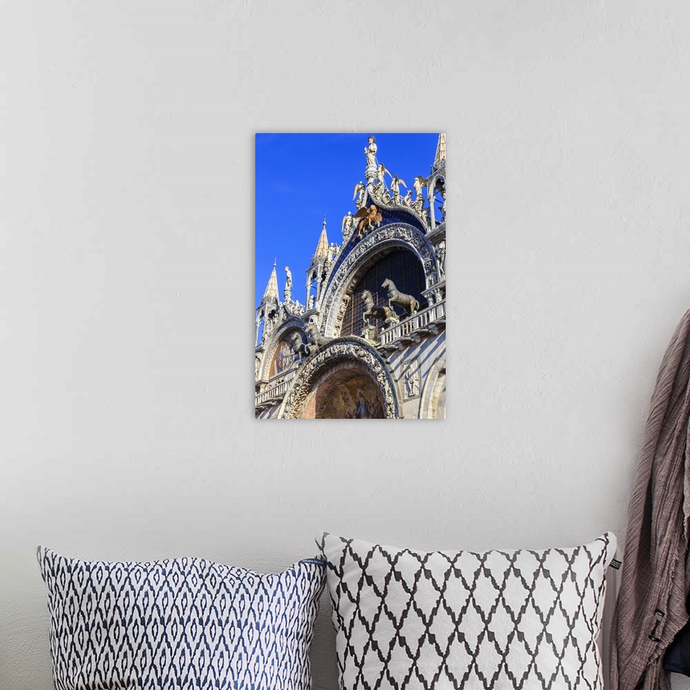 A bohemian room featuring Loggia dei Cavalli, Basilica San Marco, Venice, Veneto, Italy