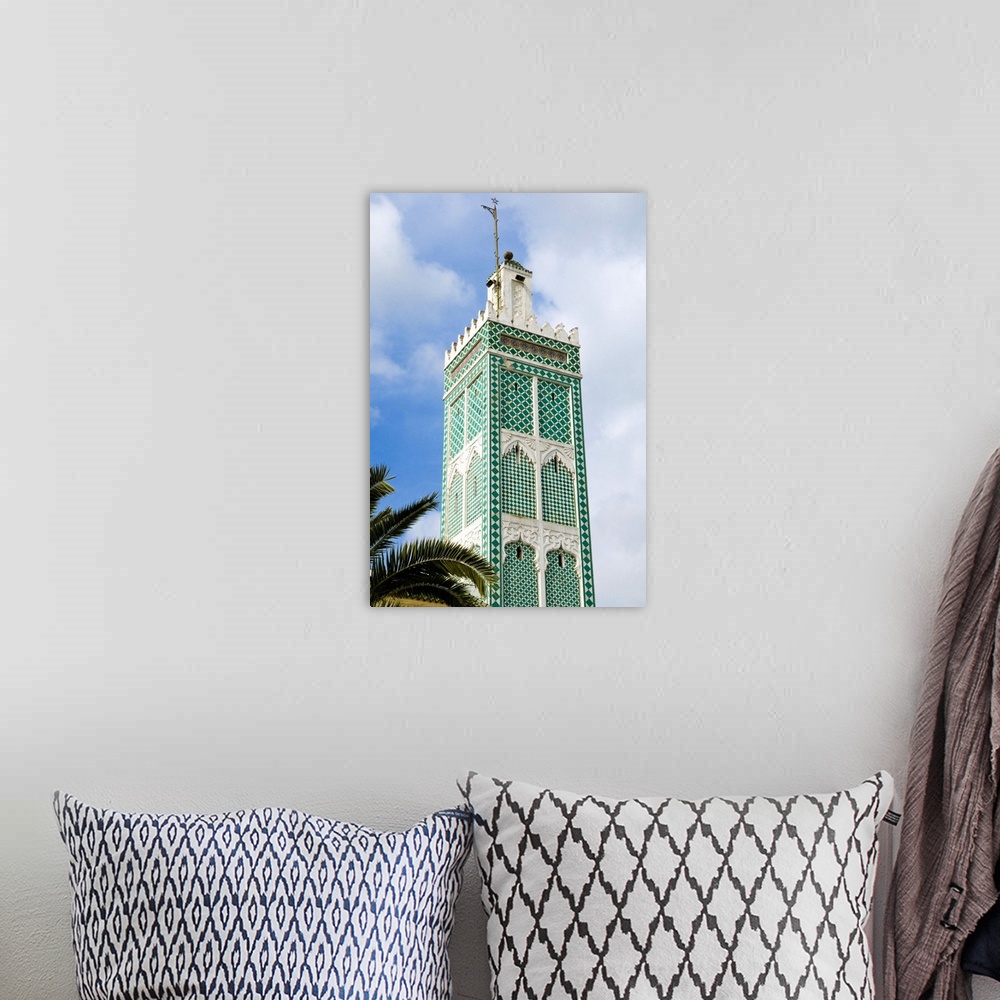 A bohemian room featuring Mosque, Tangier, Morocco, North Africa, Africa