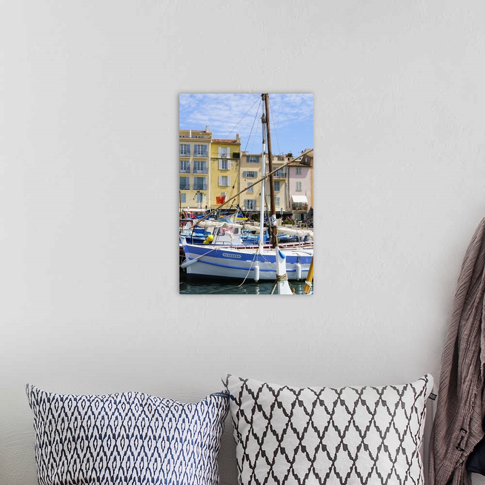 A bohemian room featuring Saint Tropez, Var, Cote d'Azur, Provence, French Riviera, France, Mediterranean, Europe