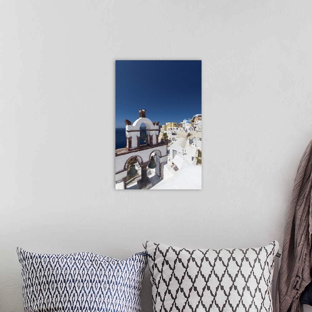 A bohemian room featuring Santorini, Cyclades, Greek Islands, Greece, Europe