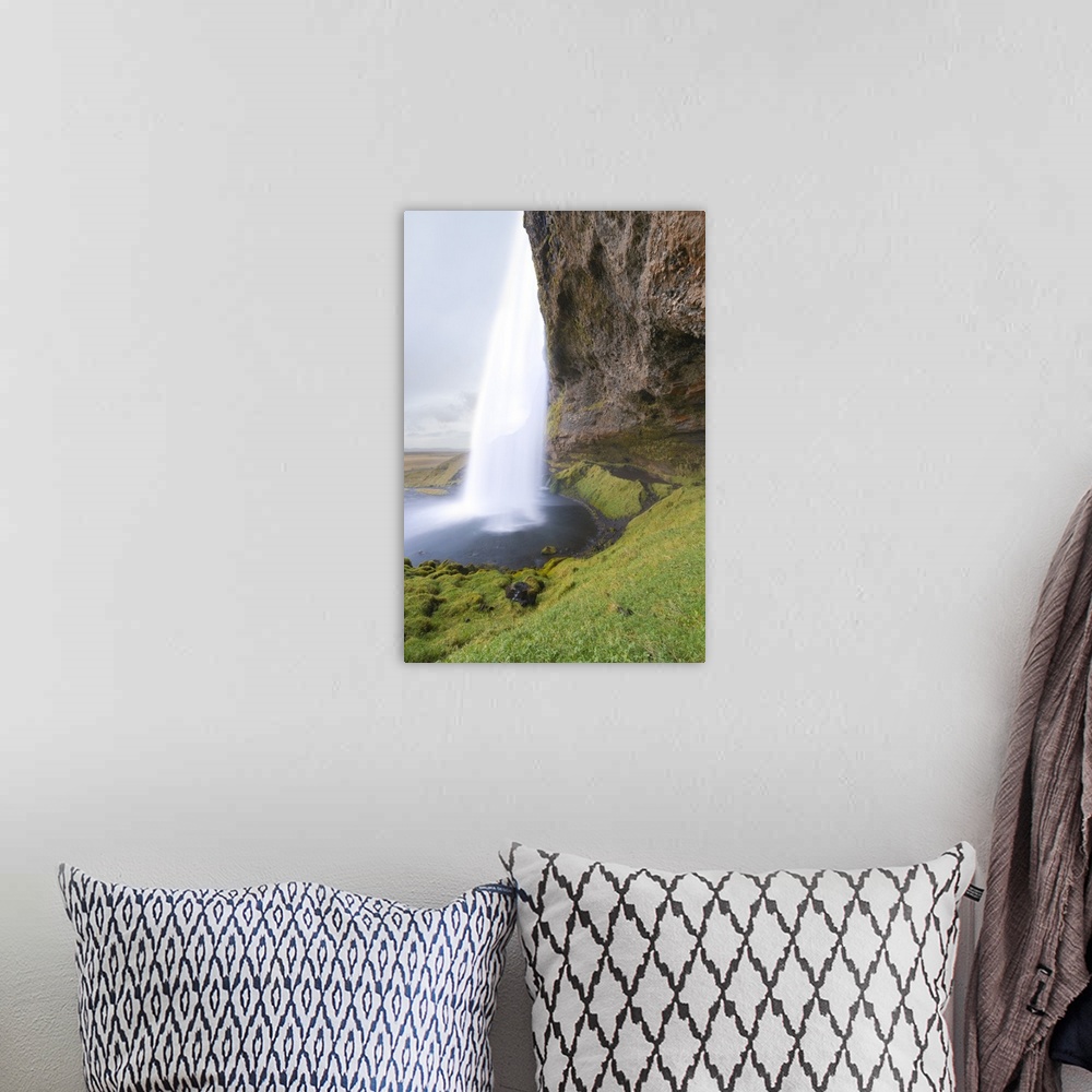 A bohemian room featuring Seljalandsfoss Waterfall, Iceland, Polar Regions