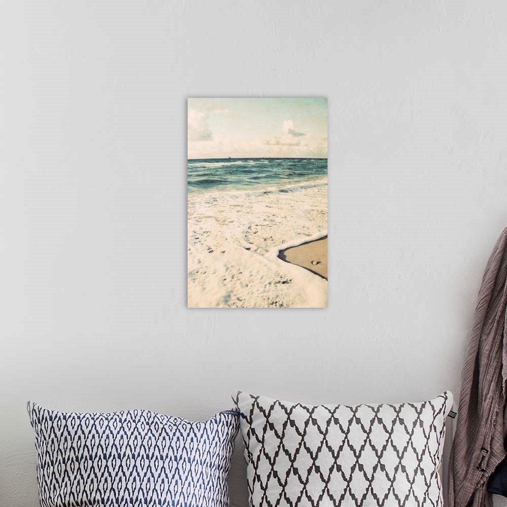 A bohemian room featuring Filtered Beach Photo II