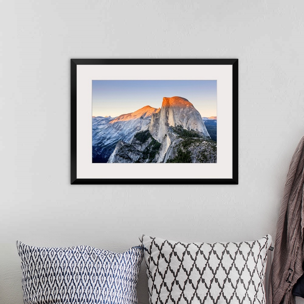 A bohemian room featuring Half Dome at sunset from Glacier Point, Yosemite National Park, California, United States of Amer...