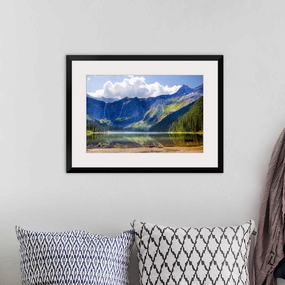 A bohemian room featuring MT, Glacier National Park, Avalanche Lake