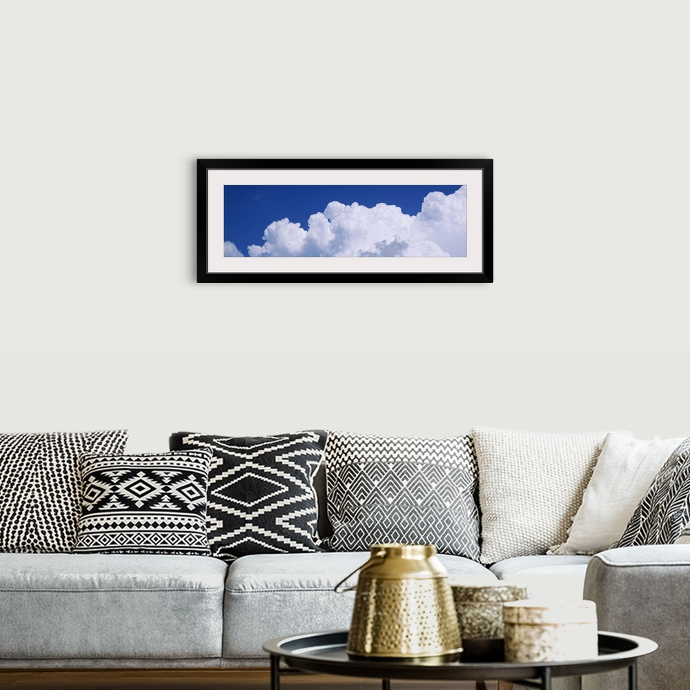 A bohemian room featuring Clouds