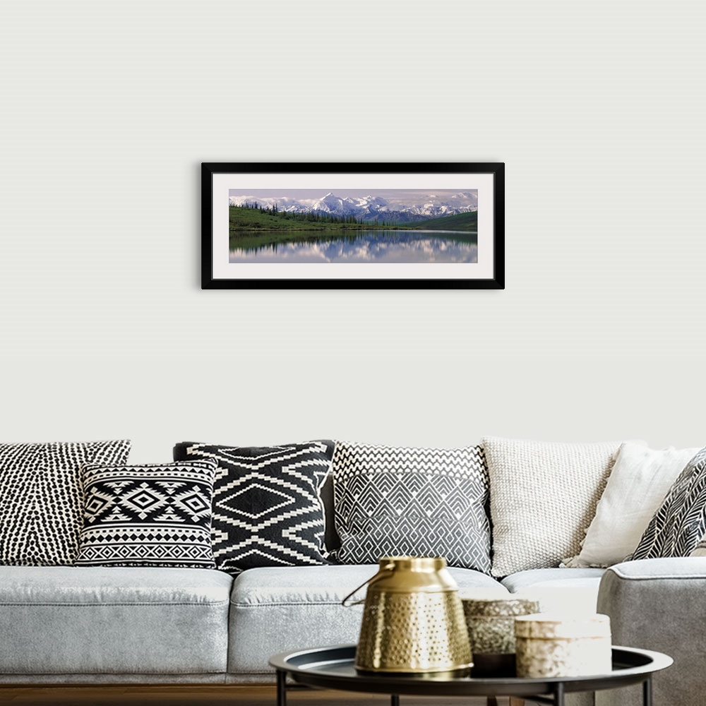 A bohemian room featuring Wonder Lake Denali National Park AK