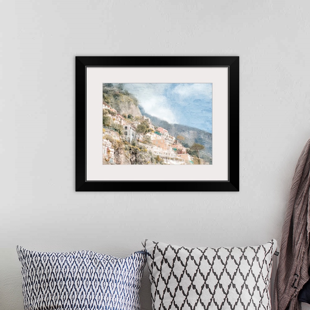 A bohemian room featuring Amalfi Coast
