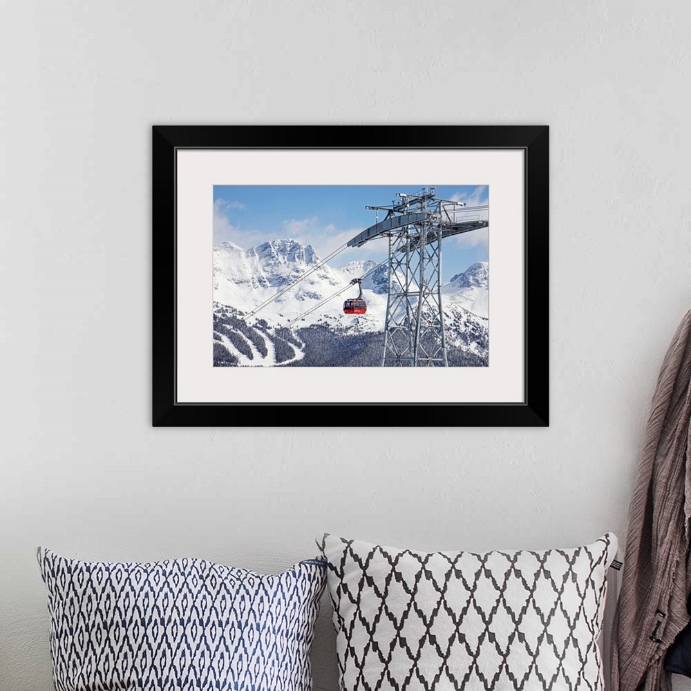 A bohemian room featuring Peak 2 Peak gondola which runs between the high alpine of Whistler and Blackcomb Mountains, Whist...
