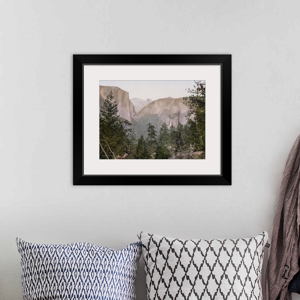 A bohemian room featuring Yosemite Valley from Artists Point