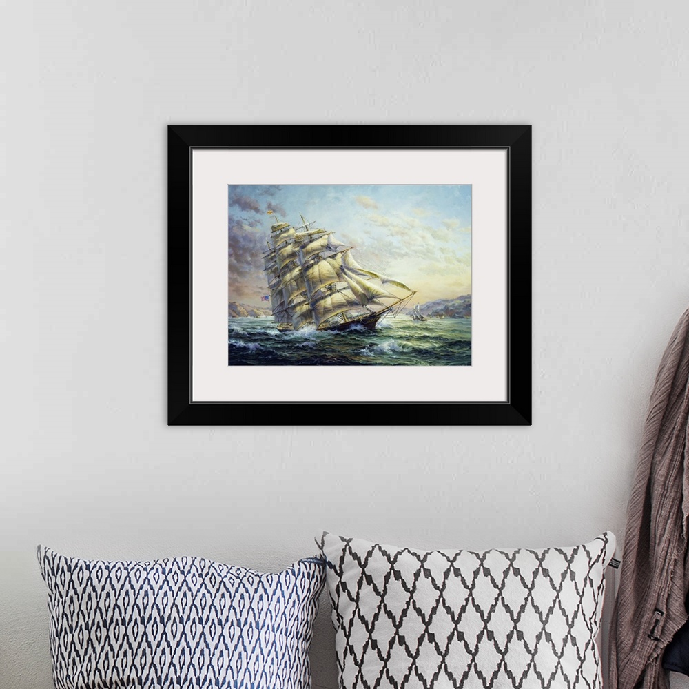 A bohemian room featuring Clipper Ship Surprise